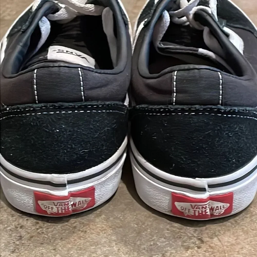 Vans Old Skool Black Suede Leather Low Top Sneaker Shoe US Youth 4.5 EU 36